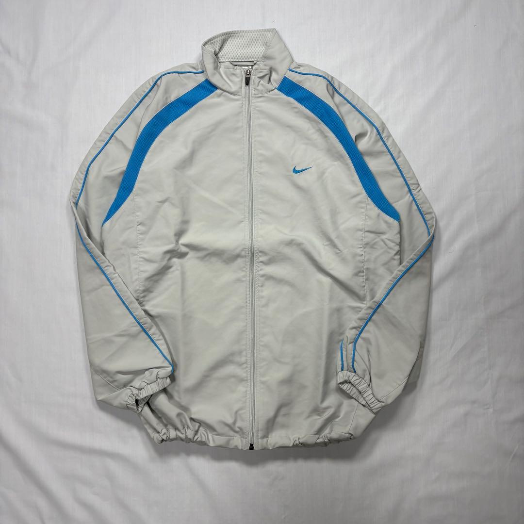 00s Nike トラックジャケット セットアップ グレー y2k