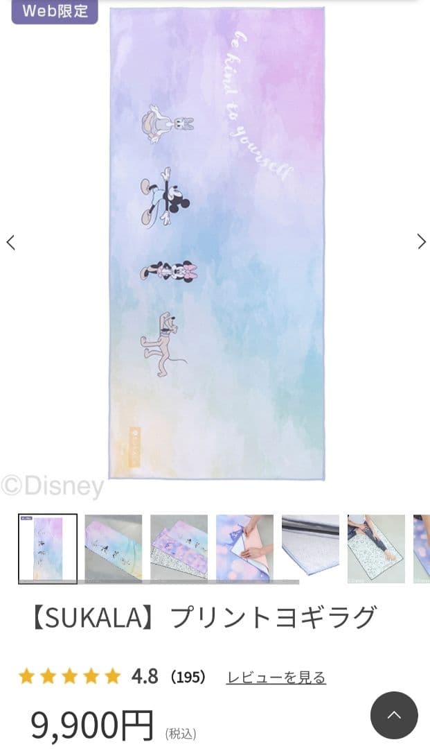 ホットヨガlava SUKALA ディズニーヨガラグ、エッセンシャルバームセット