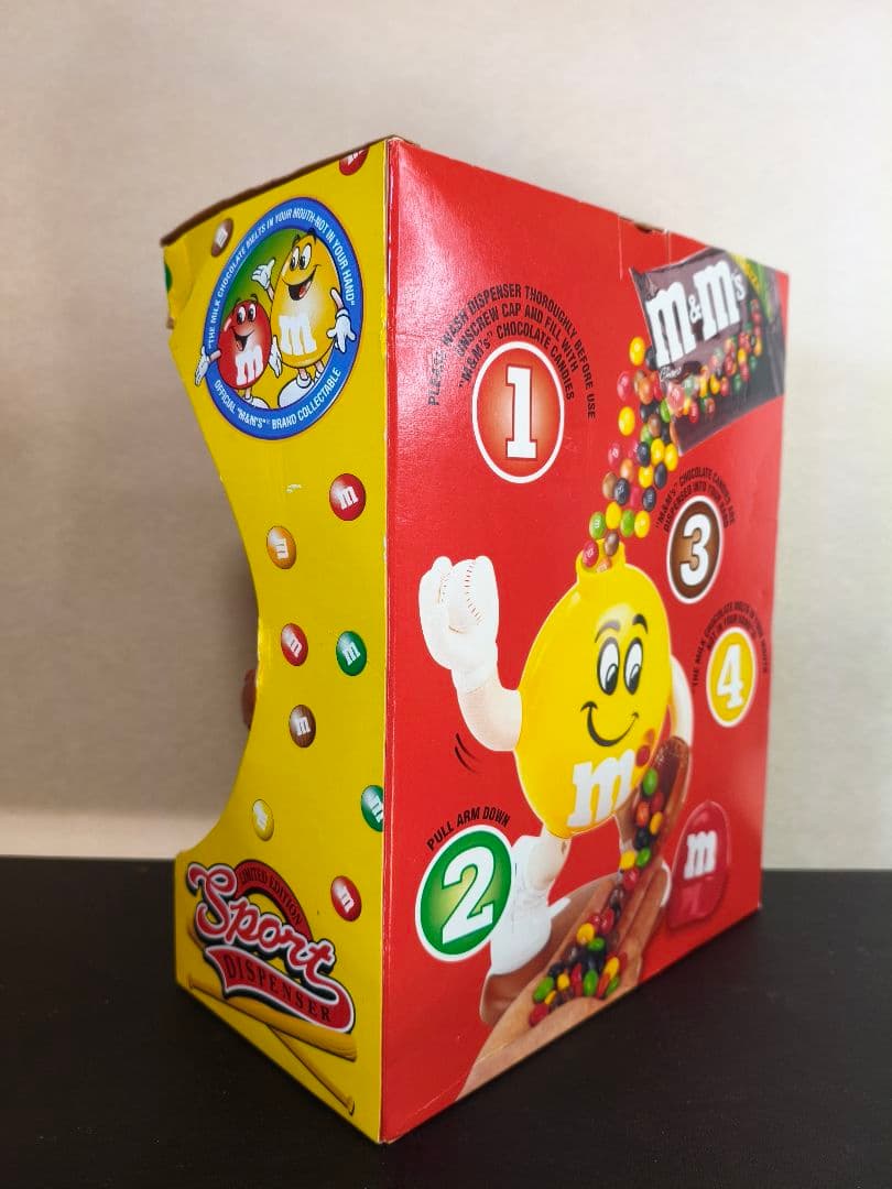 m&m's ディスペンサー ヴィンテージ エムアンドエムズ イエロー