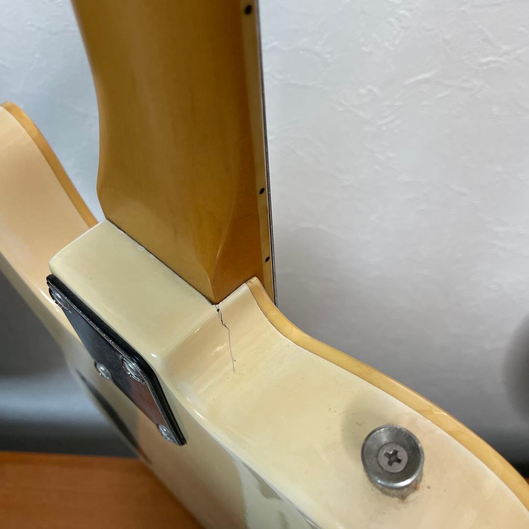 Mad Axe テレキャスター　エレキギター ホワイト TEJ