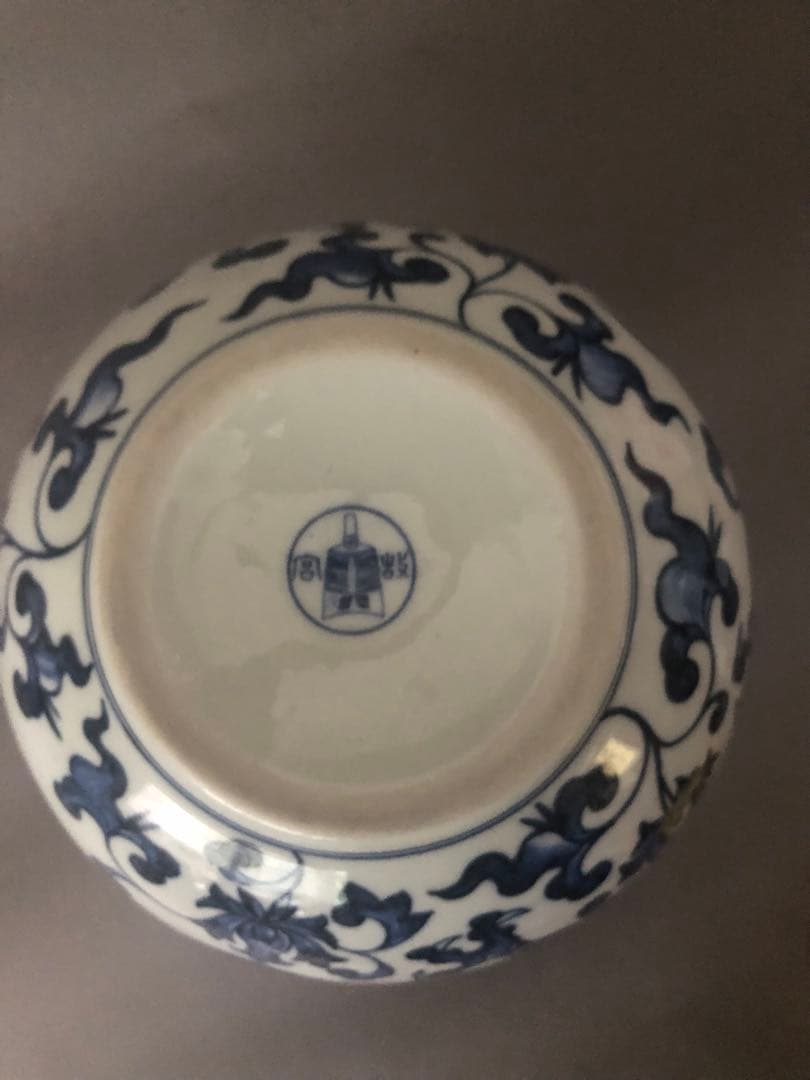 中国陶器　雲龍文花瓶 壺