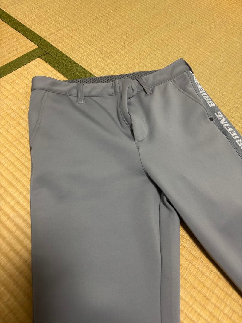 ブリーフィング　スウェット グレー ラインロゴ　L セットアップ