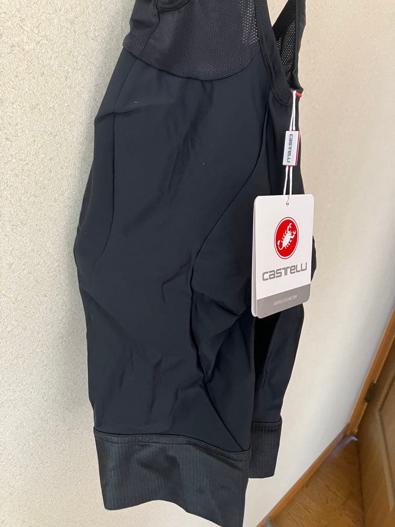 新品　CASTELLI ビブショーツ Mサイズ ブラック