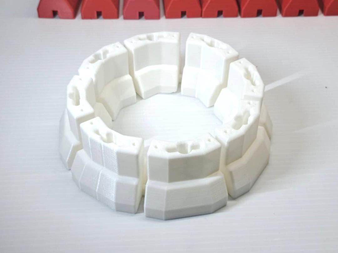 1/10ラジコン用　道路保安バリケード　ウォーターパイロン　コース、ジオラマ