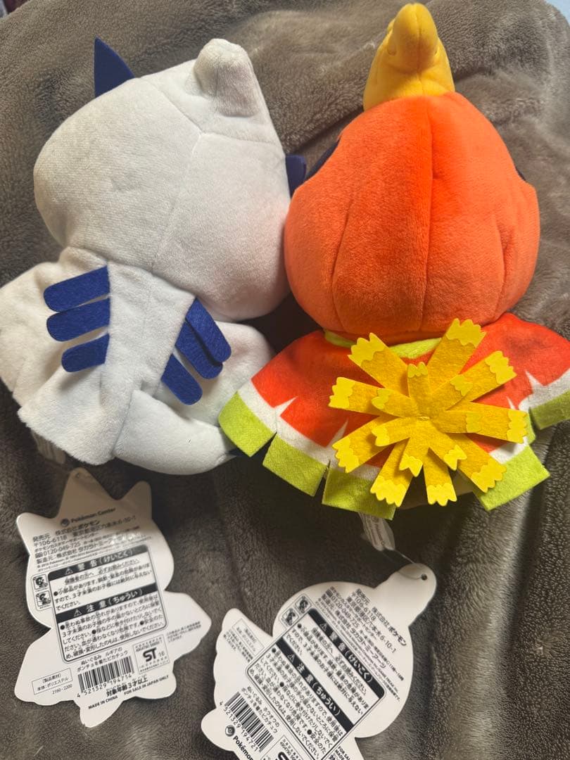 ぽんちょピカチュウ ルギア　ホウオウ　2匹セット　ポケモン　ぬいぐるみ