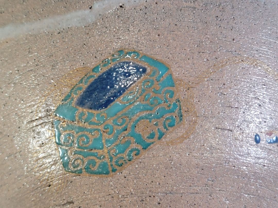 DT574 茶道具 一方堂焼 瓢箪印 菓子器 希少