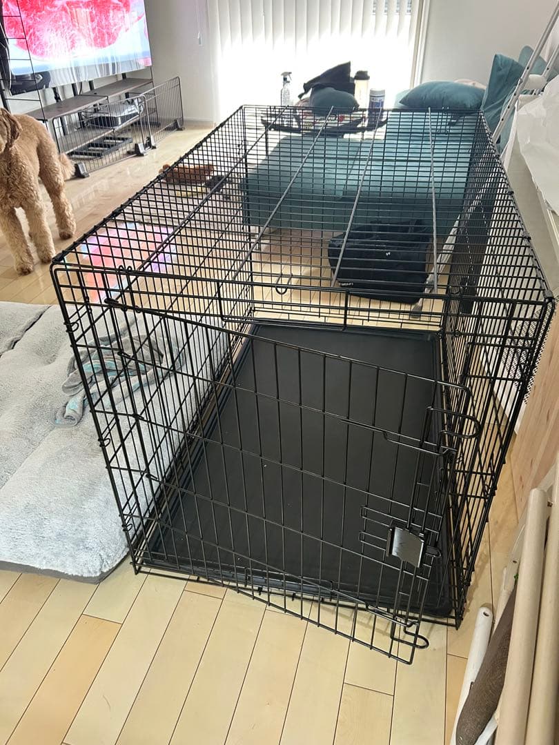 犬用ケージ 大型犬 黒