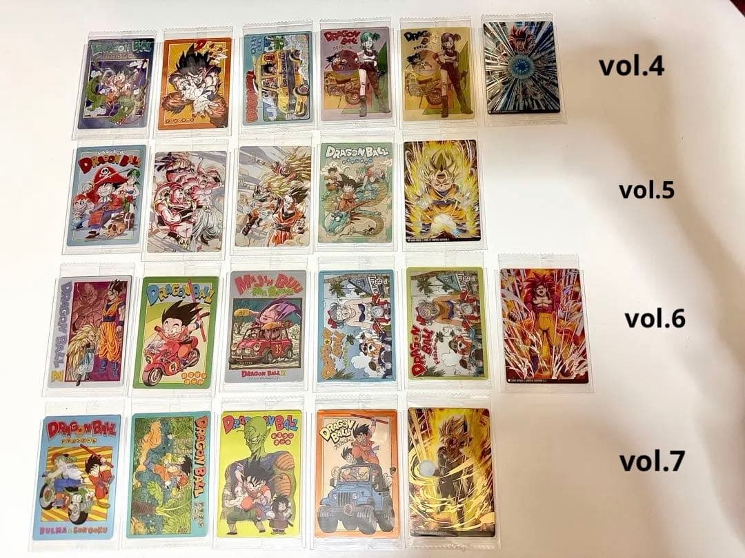 ドラゴンボールイタジャガ　歴代コンプ　 vol.1〜7CR & SECフルコンプ