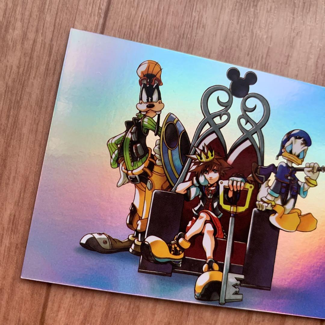 キングダムハーツ アートミュージアム キングダムレア 玉座 ホロ キラ カード