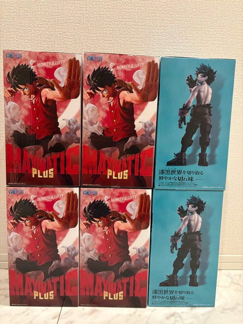 【新品未開封】NoirEdge緑谷出久& MAXIMATICルフィ6体セット