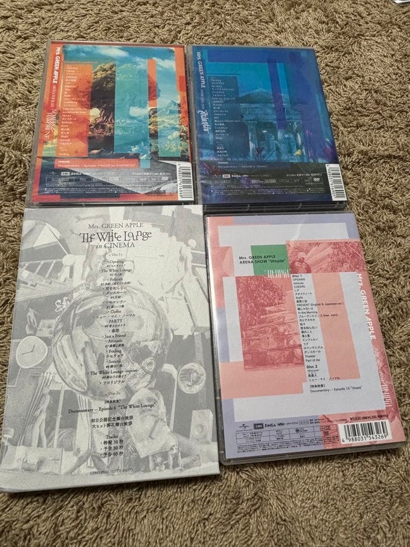 Mrs. GREEN APPLE 4作品