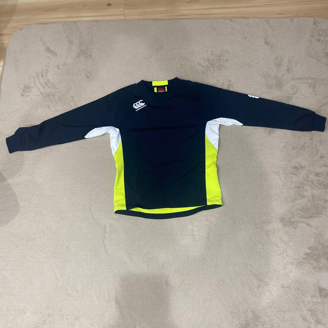 美品 カンタベリー上下セットアップ プラクティスプルオーバー Mサイズ ネイビー