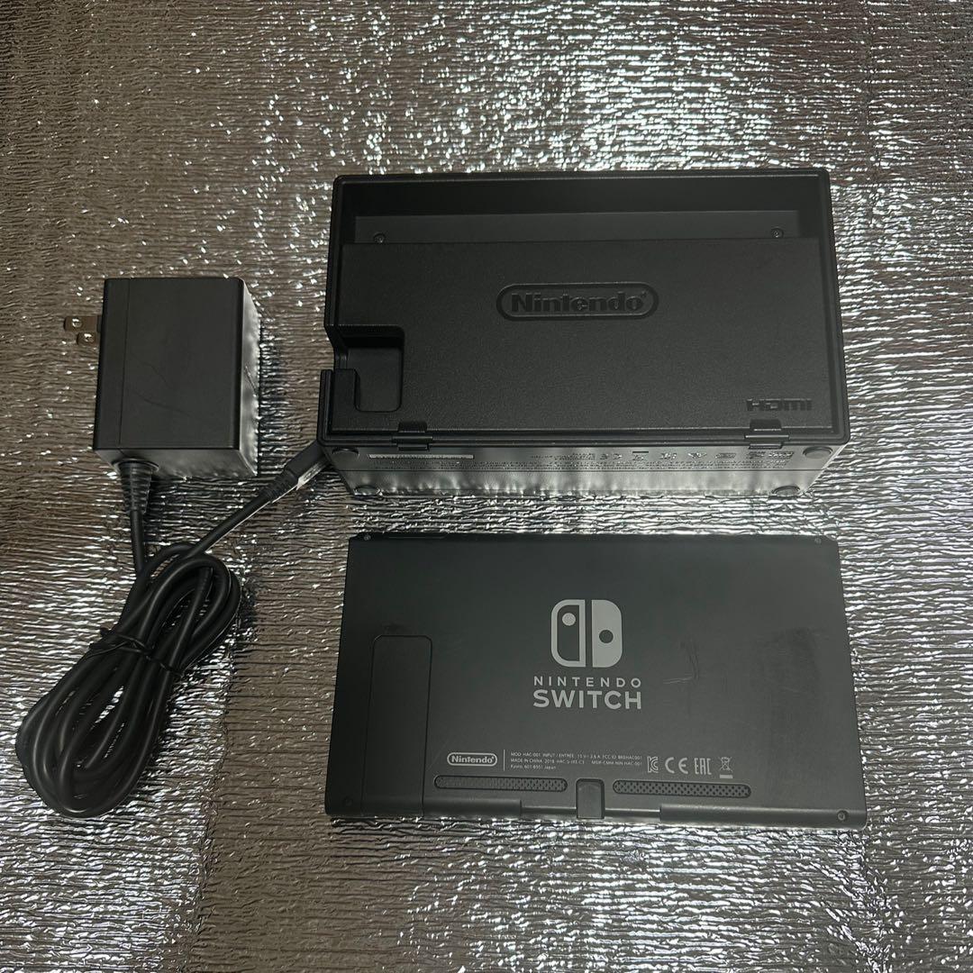 ま*お様 中古　Nintendo Switch 本体 ブラック　ドック　ACアダ