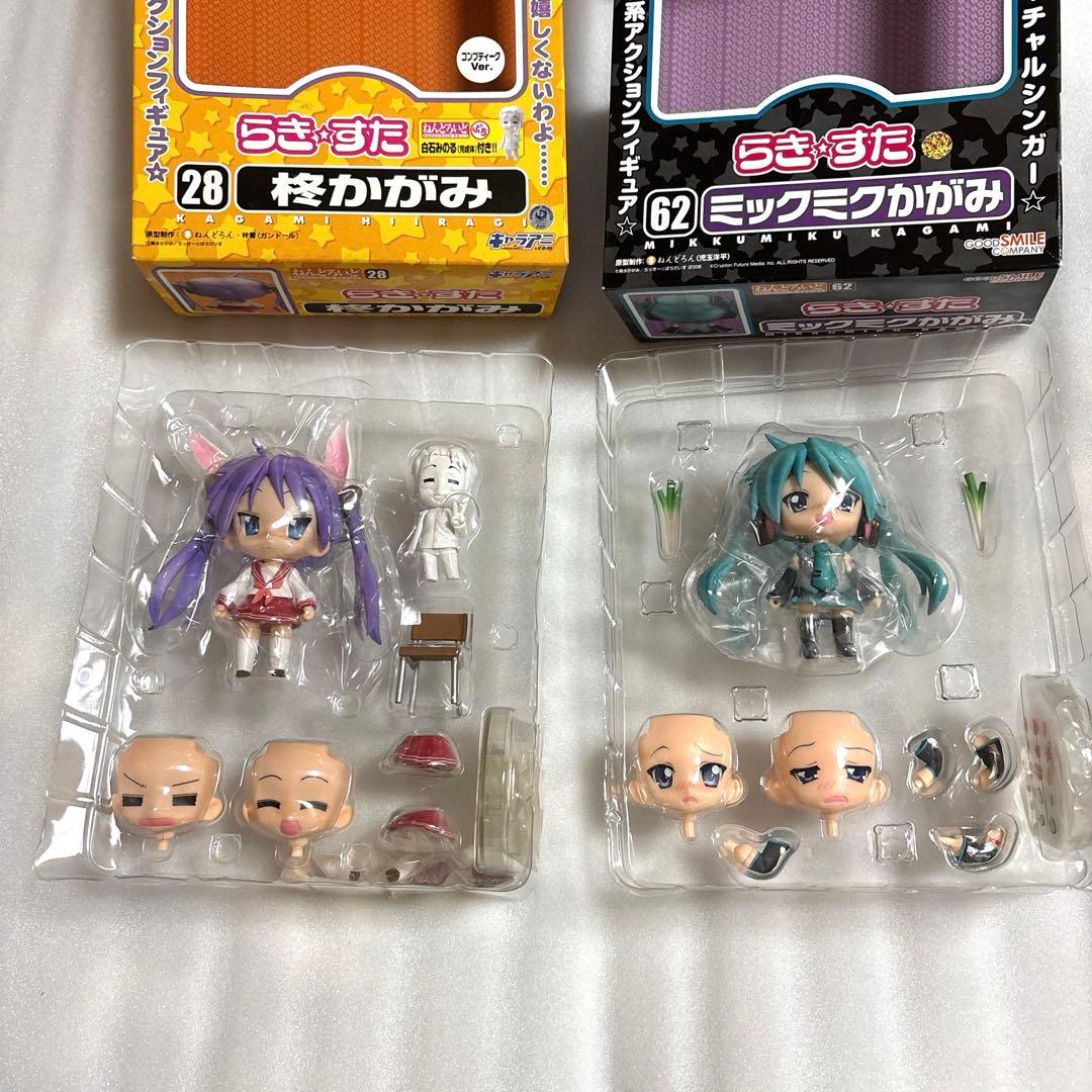 ねんどろいど　らき☆すた　泉こなた　柊かがみ　柊つかさ　高良みゆき　フィギュア