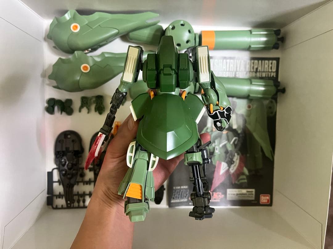 【素組・完成品】HG クシャトリヤ・リペアード