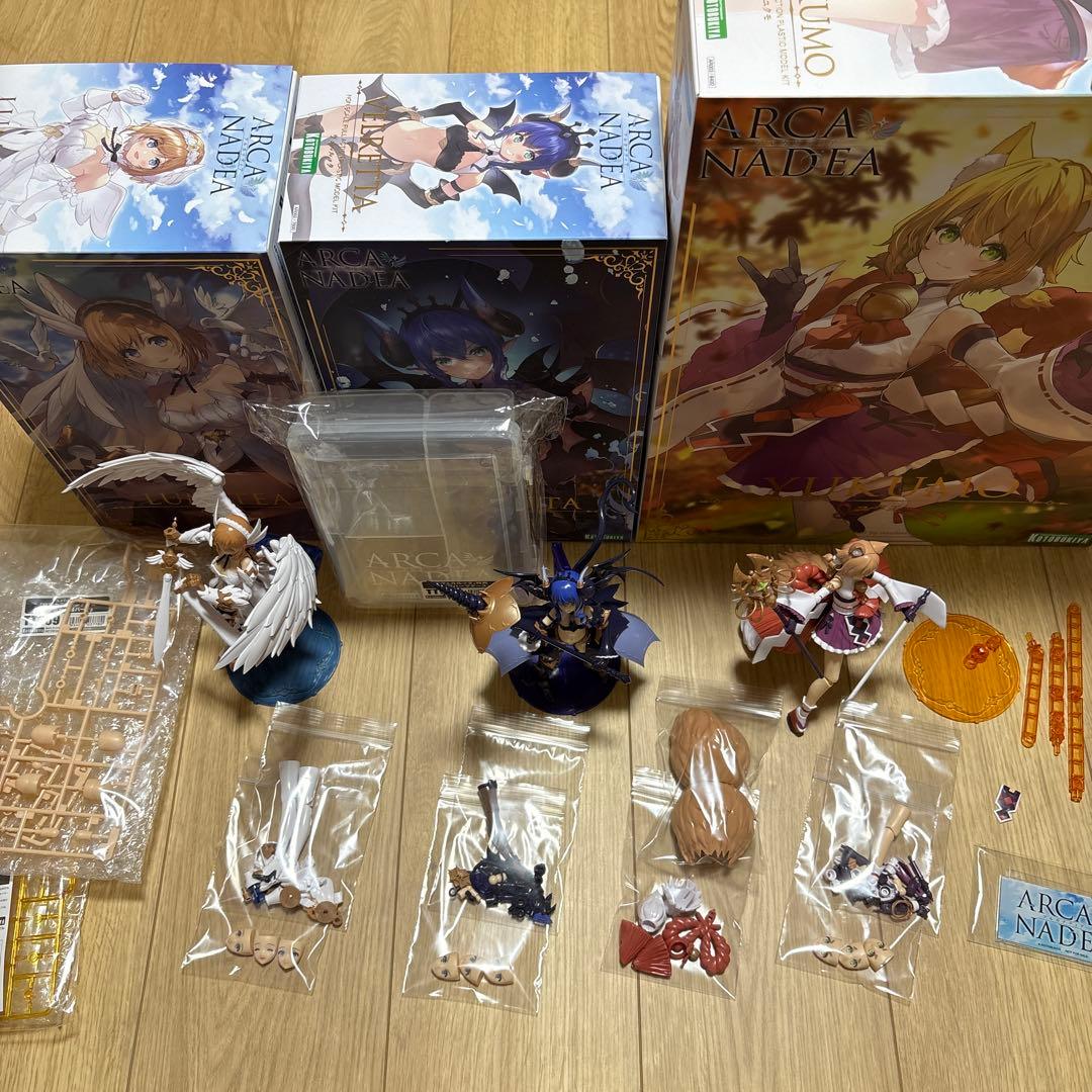 アルカナディア(ルミティア、ヴェルルッタ、ユクモ)特典付 組み立て済み ジャンク