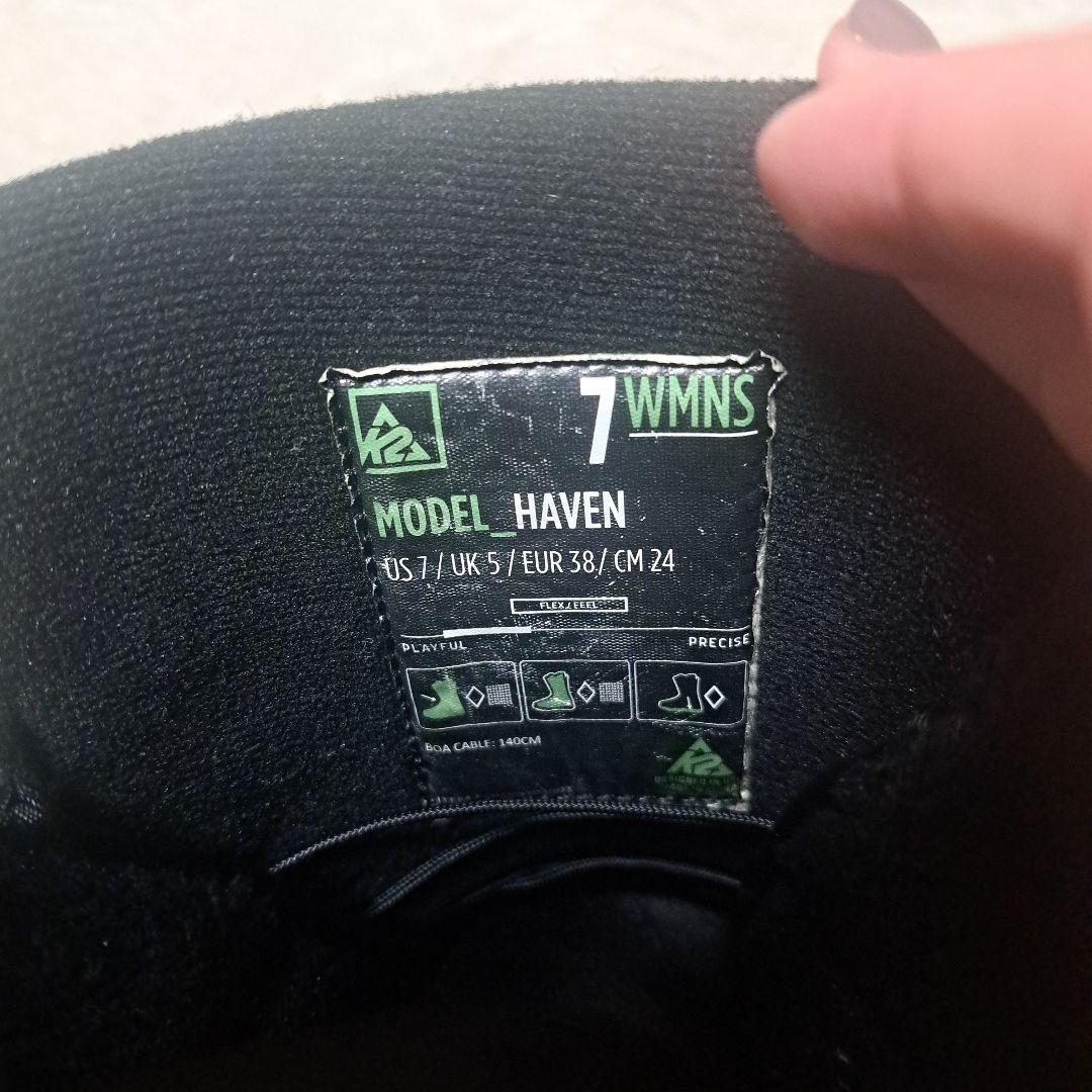 K2 スノーボードブーツ 男女兼用24cm ブラック