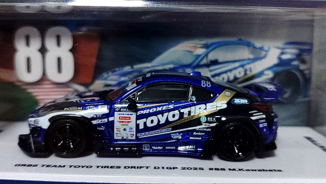 ミニカー GR86 TEAM TOYO TIRES D1GP 2025 #88