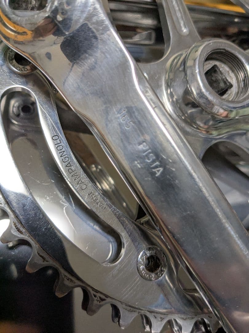 激レア ピスト Campagnolo Pista クランクセット 165mm