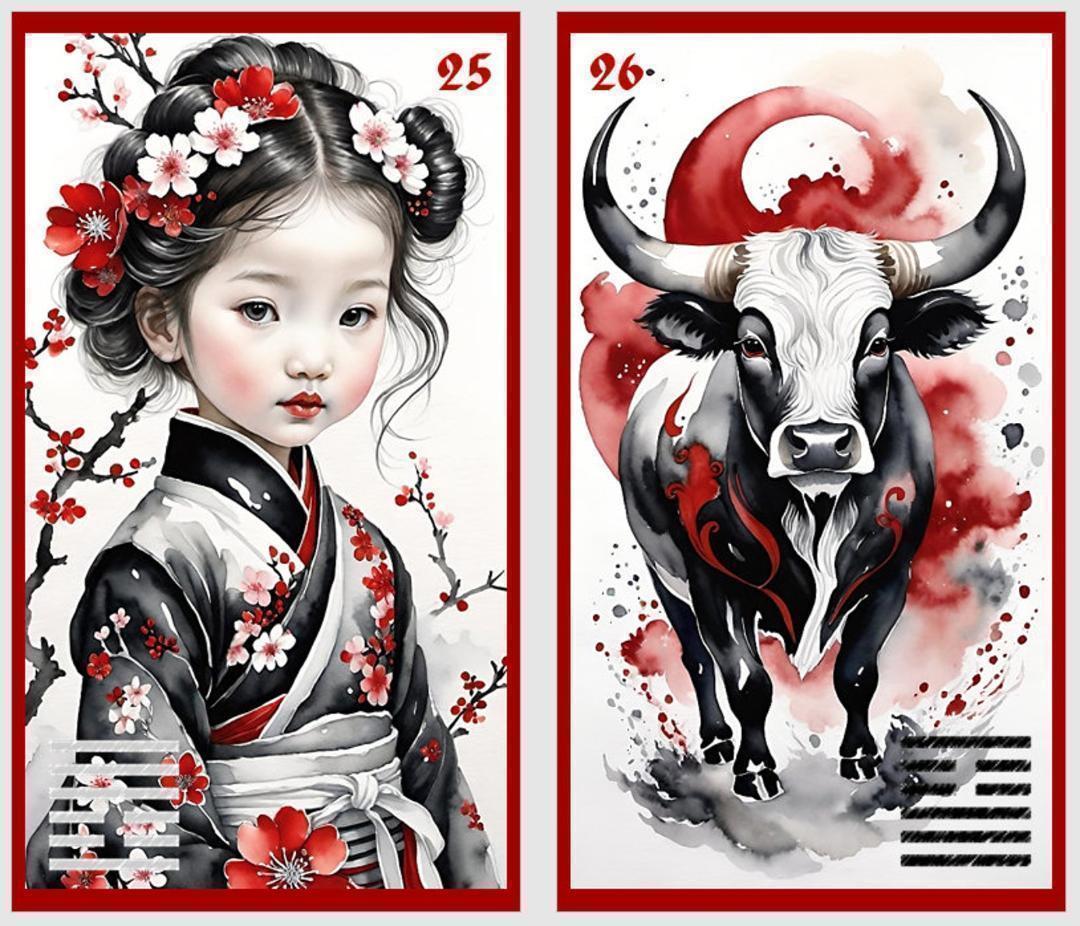 【正規品イーチンオラクルカード】超美麗✨希少デッキ✨易経占い六芒星 陰陽オラクル