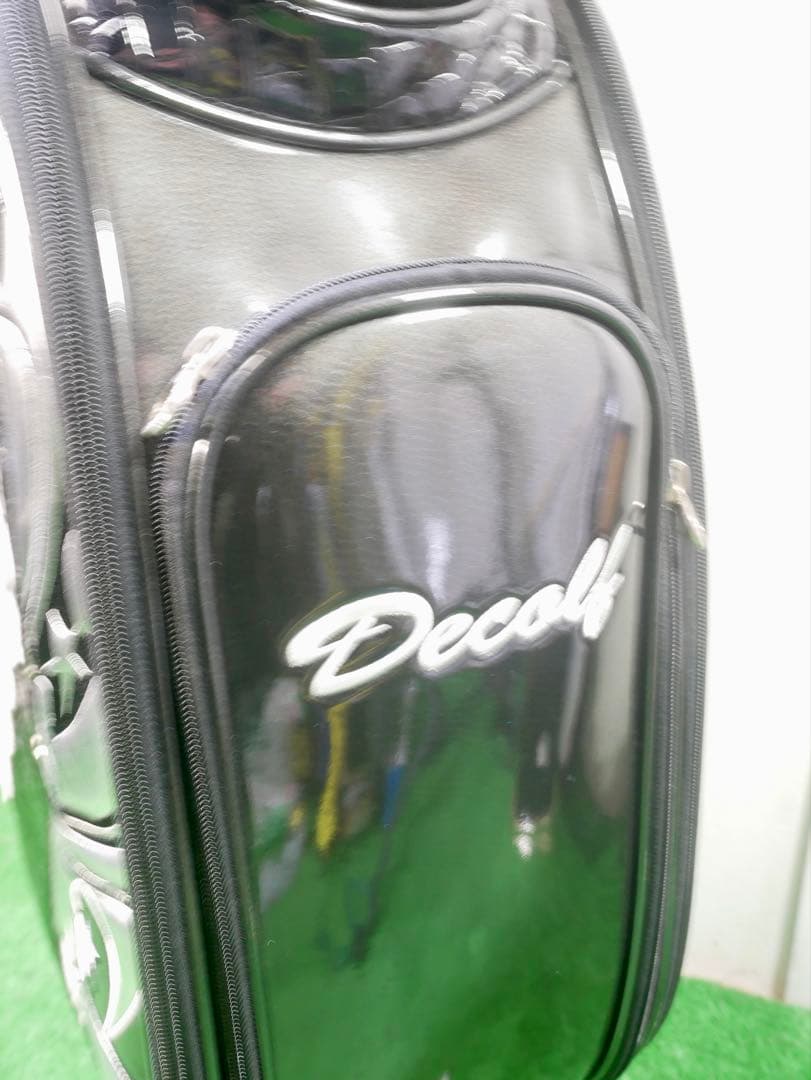 Decolf ゴルフバッグ・キャディバッグ 黒/緑　未使用