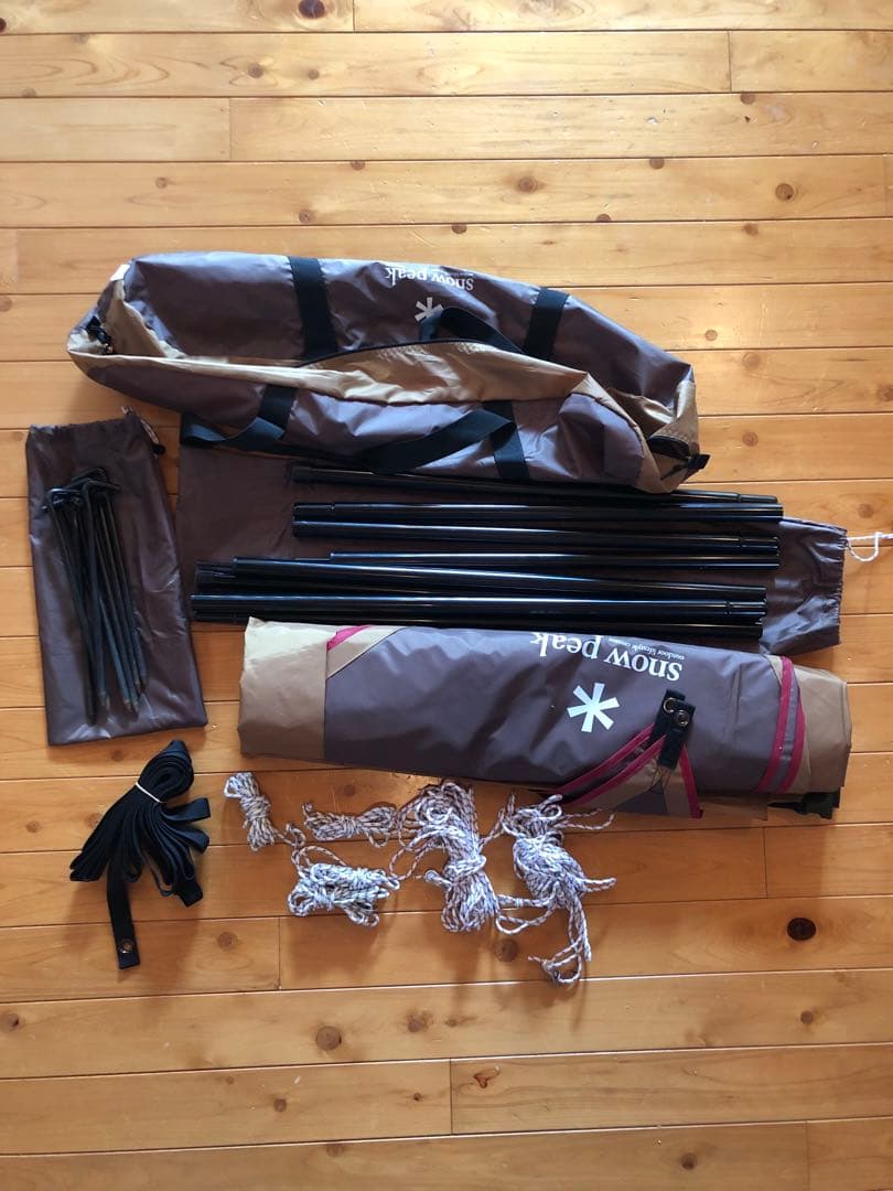 スノーピーク・エントリーパックTT グラウンドシート、インナーマットのセット