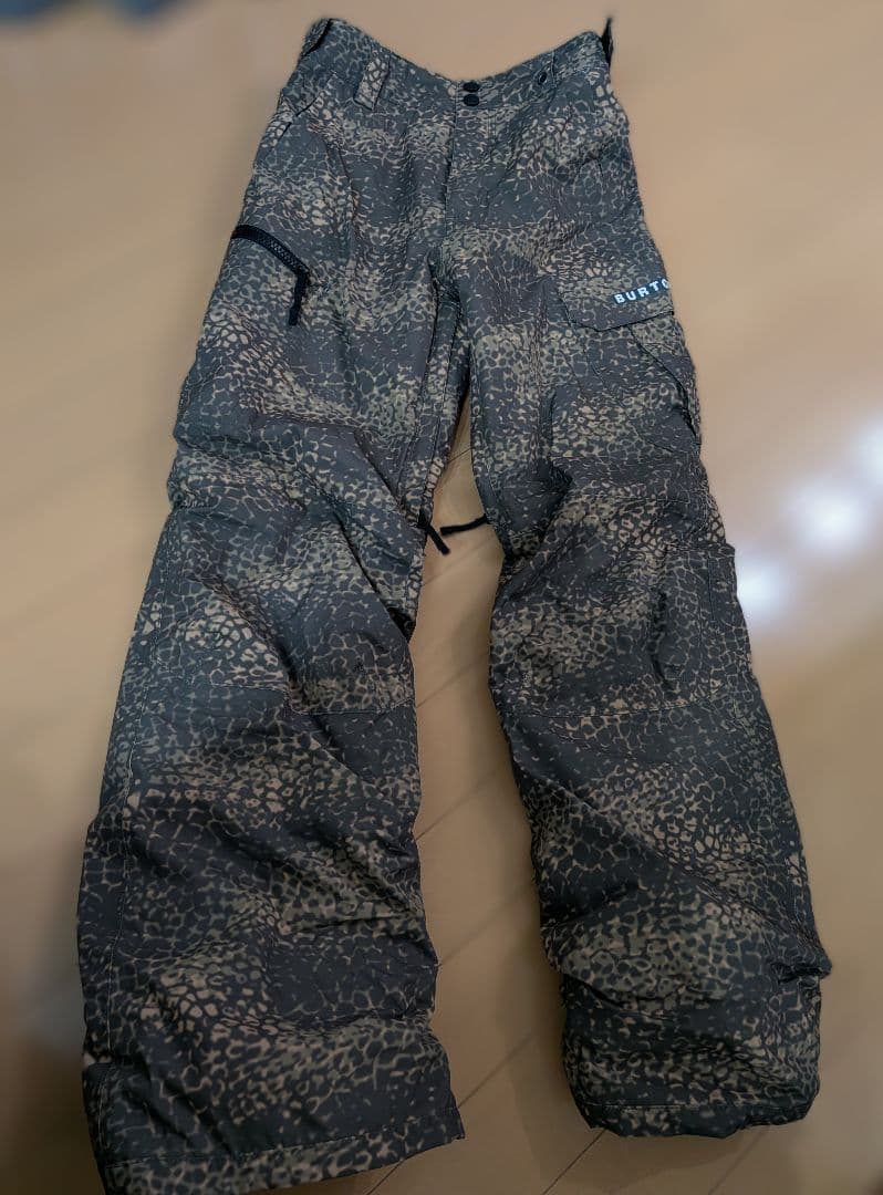 BURTON スノーウェア 上下 キッズ L 150cm 赤 迷彩