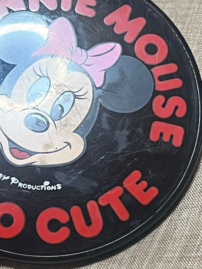 超希少レトロ　ミニーちゃん　ミニーマウス　ウォルトディズニー手鏡　ヴィンテージ