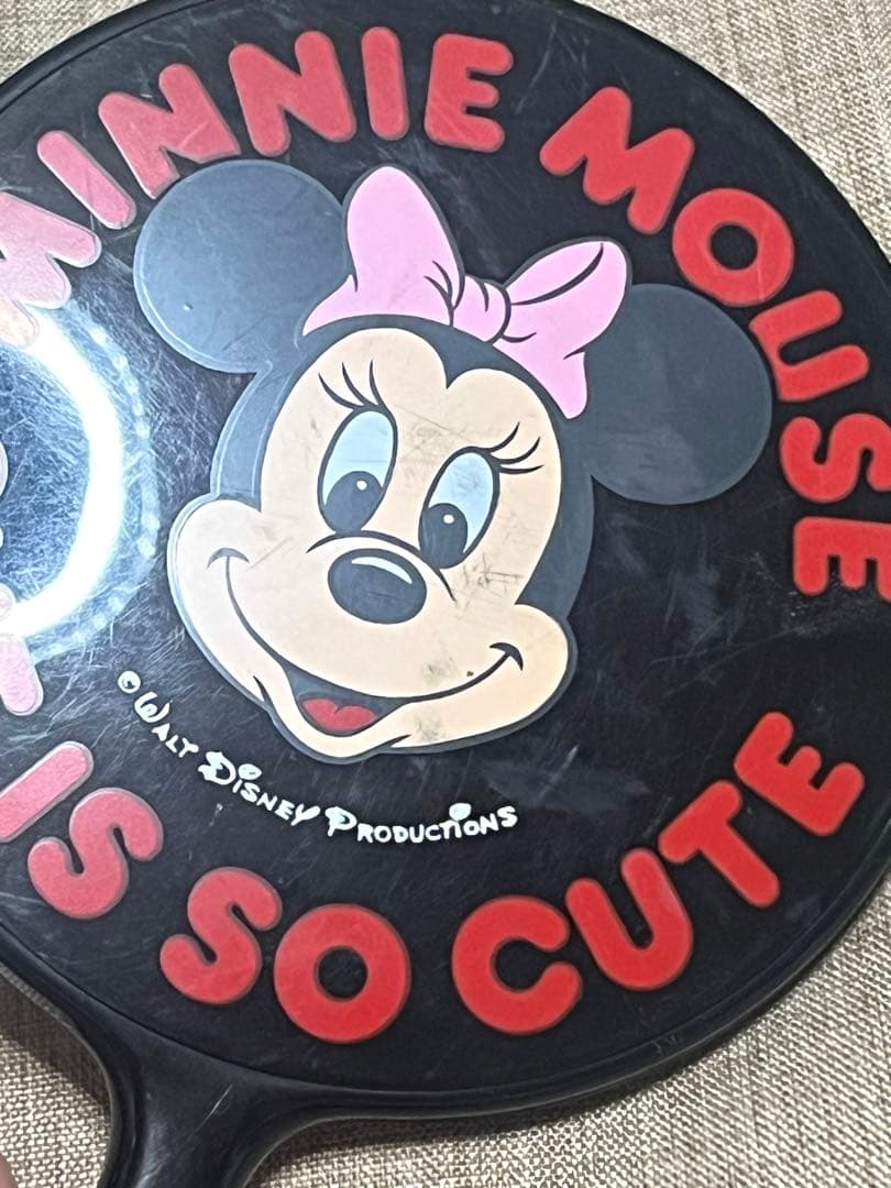 超希少レトロ　ミニーちゃん　ミニーマウス　ウォルトディズニー手鏡　ヴィンテージ