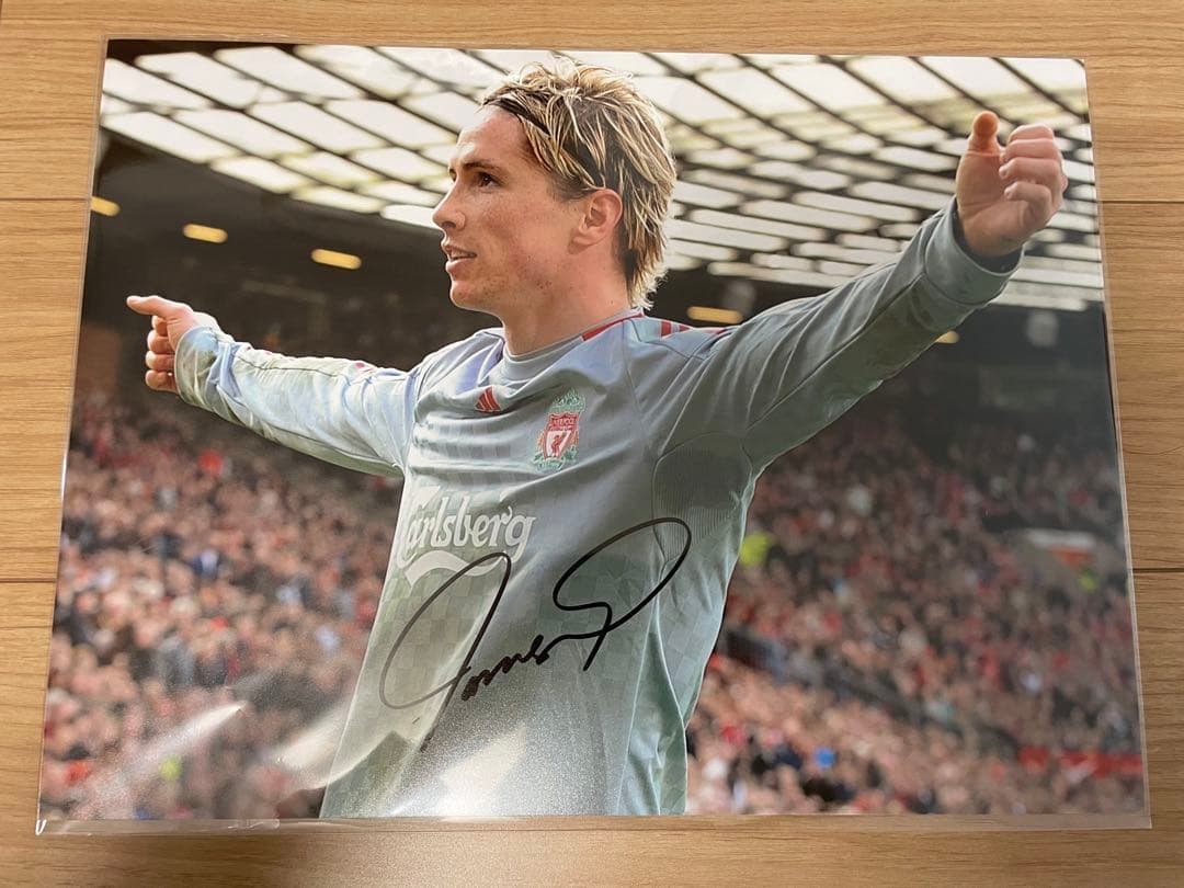 【証明書付】トーレス 直筆サイン A3サイズ