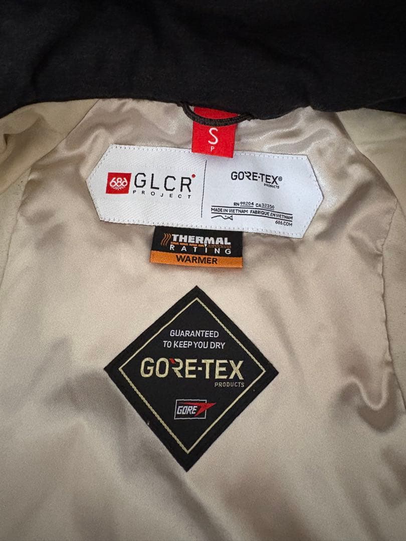 686 GORE-TEX 花柄スノーボードウェア S
