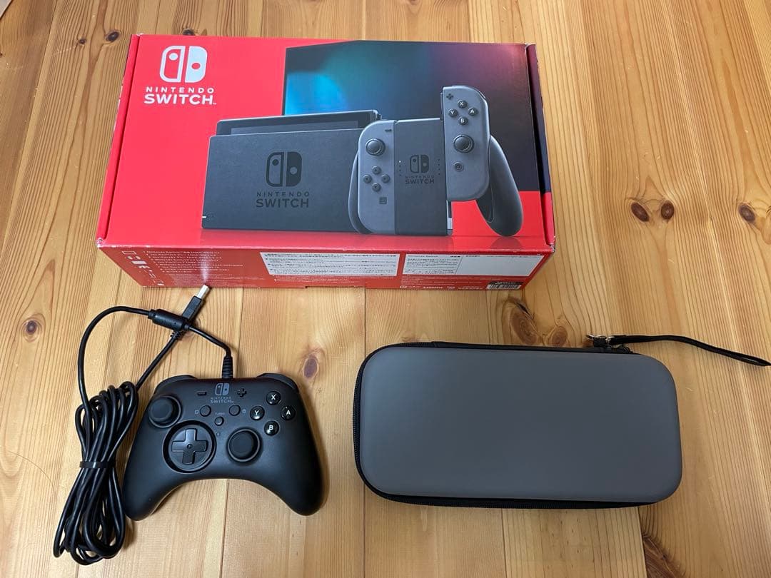 【動作確認済】 Nintendo Switch 本体　グレー　おまけ付き