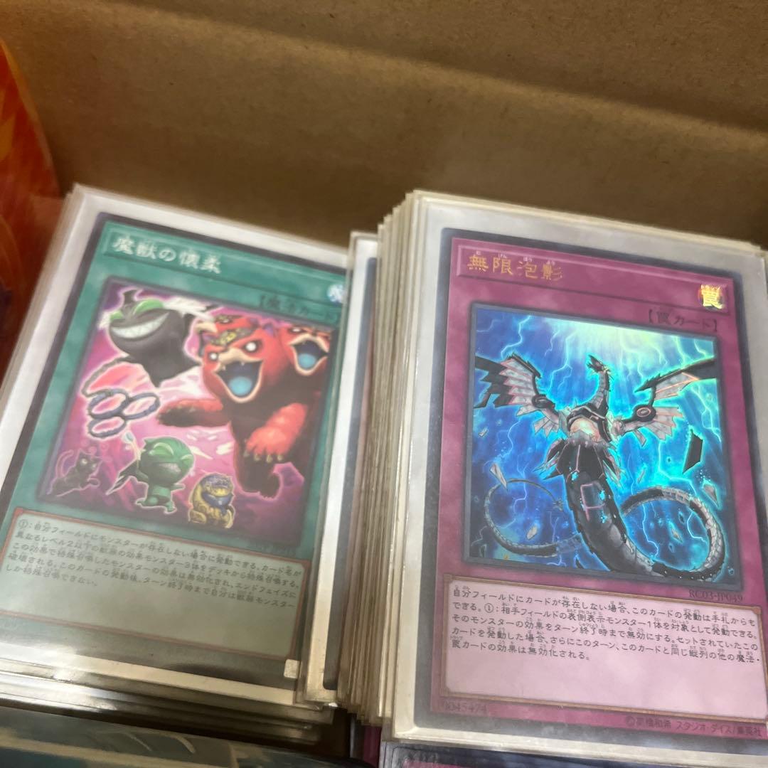 遊戯王引退品2 デッキ4つセット 色んなデッキパーツ デッキシールド等