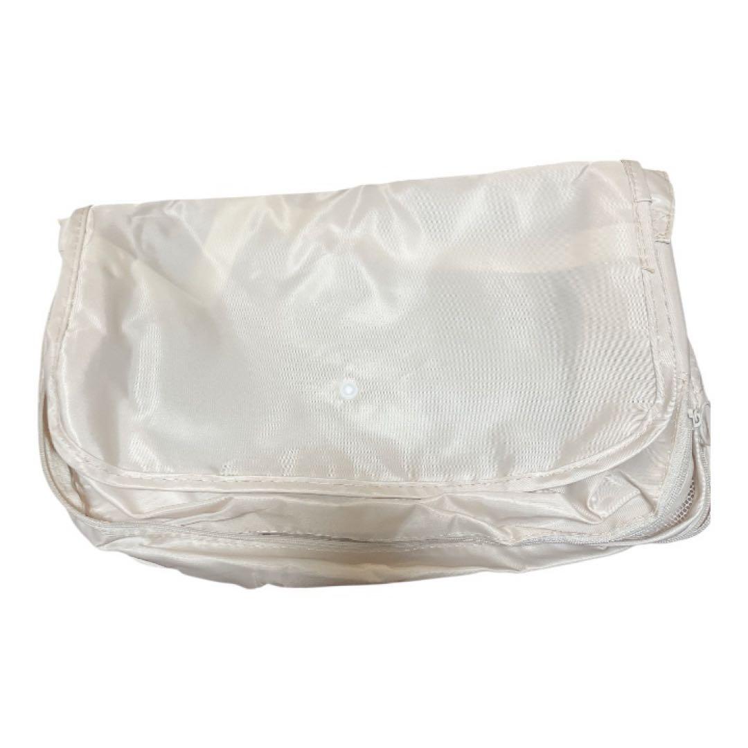 トラベルポーチ 9点セット　ベージュ　衣類　収納　パッキング　大容量