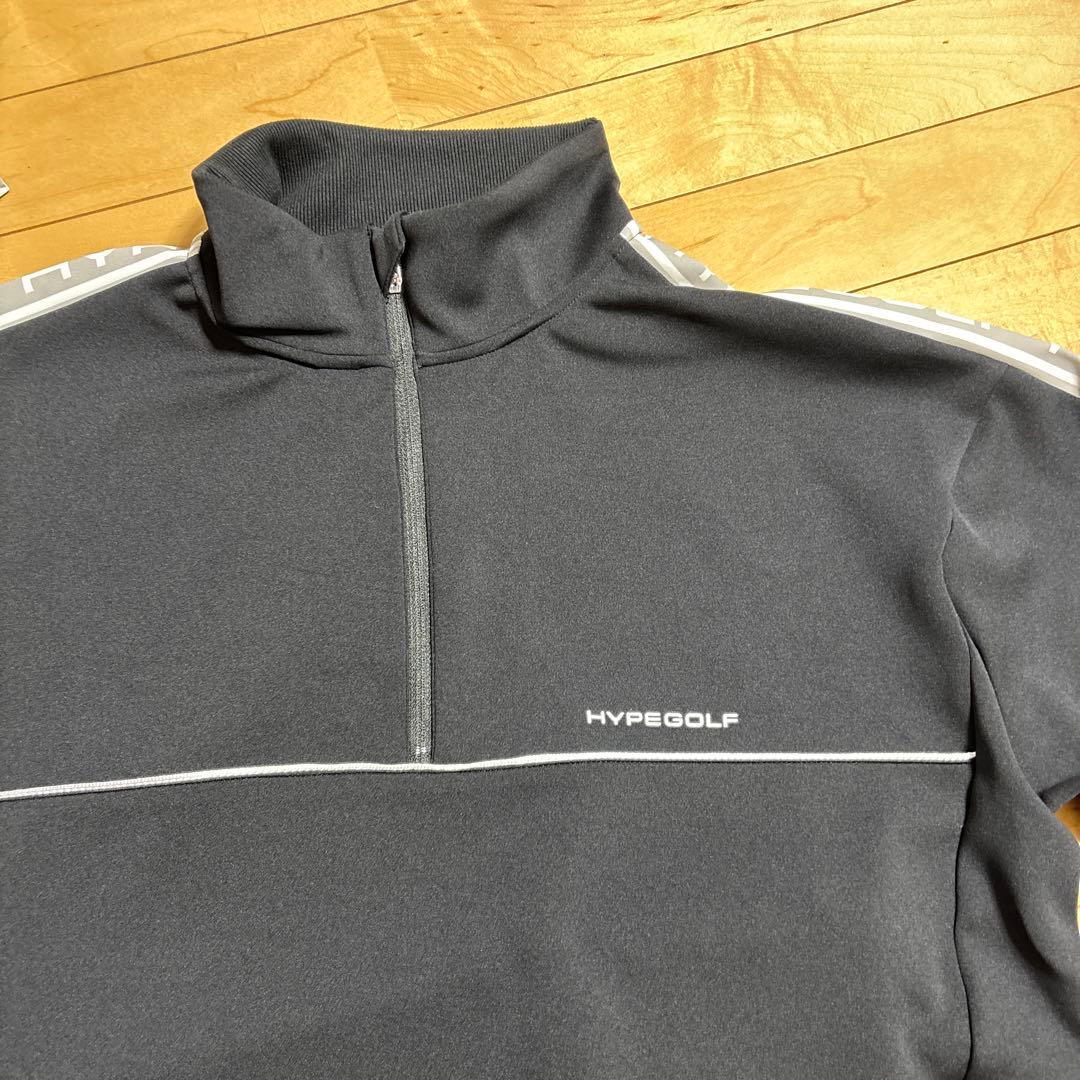 未使用　HYPEGOLF ハーフジップ ブラック　定価27,500円