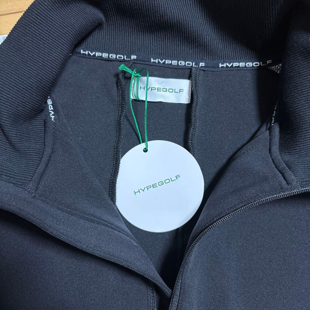 未使用　HYPEGOLF ハーフジップ ブラック　定価27,500円