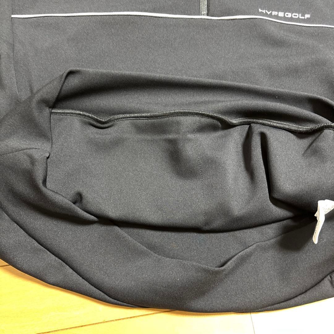 未使用　HYPEGOLF ハーフジップ ブラック　定価27,500円
