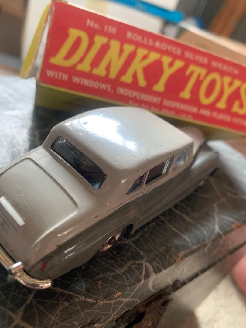DINKY TOYS150ロールスロイス　シルバーレース