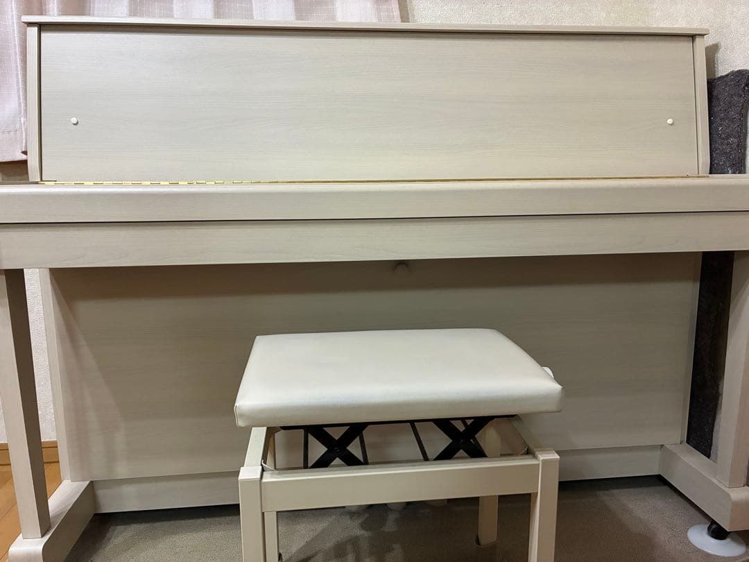 KAWAI NF15 アップライトピアノ 88鍵 ホワイトナチュラル系