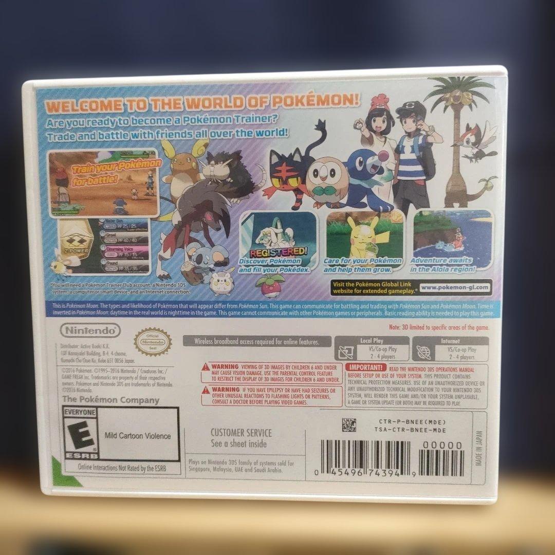 【正規品 未使用 北米版】ポケットモンスター ムーン ニンテンドー3DS