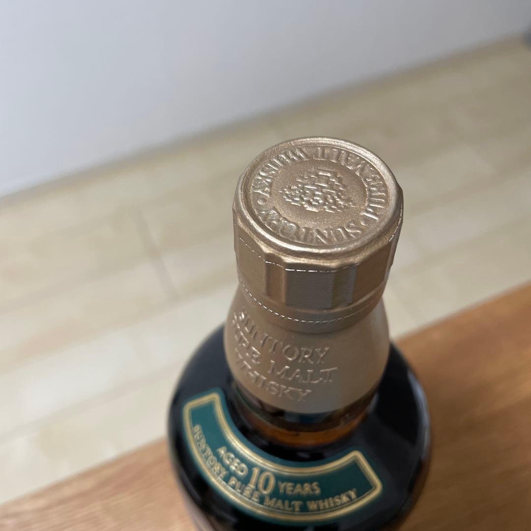 egpp007 サントリー 山崎10年 ピュアモルトウイスキー　グリーン