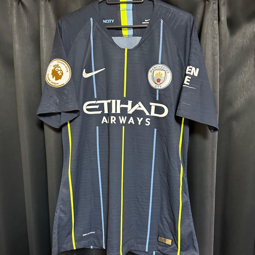 デブライネ　支給ユニフォーム　マンチェスターシティ　ベルギー代表　証明書付き