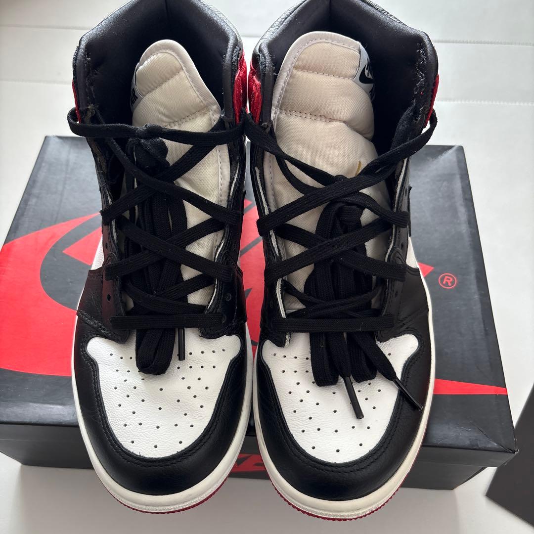 シューズ(男性用) AIR JORDAN 1 Satin BLACK TOE