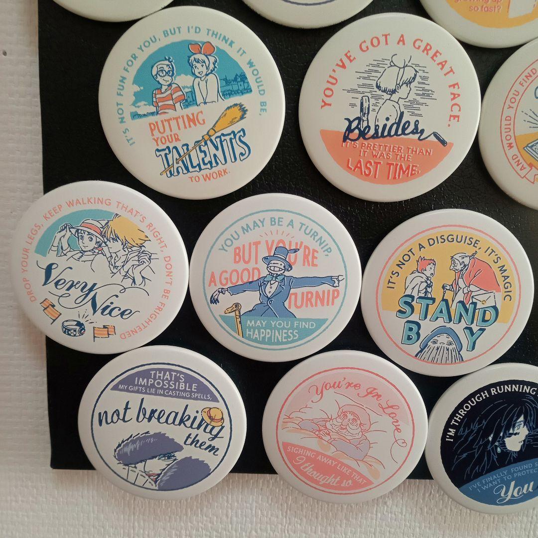 ジブリ 牛乳瓶風 缶バッジコレクション