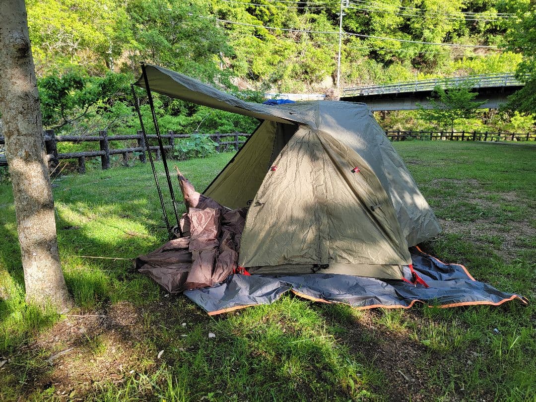 GO Glamping テント エコアルミリッジテント　タープ