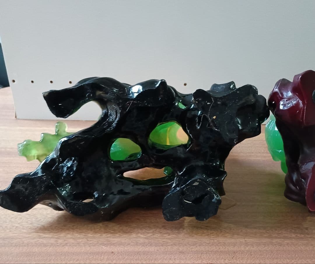 獅子の置物　縁起物