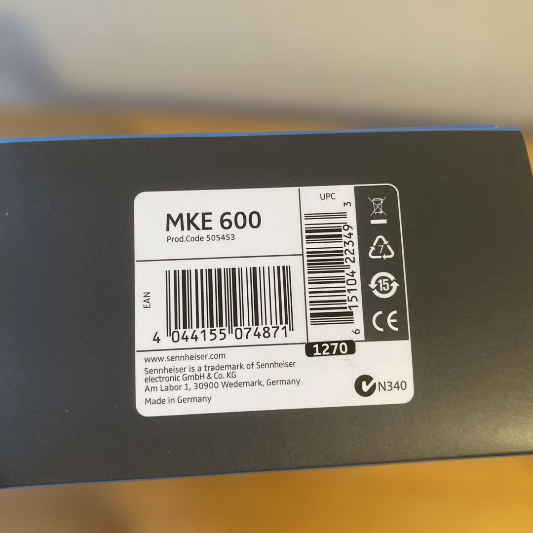 Sennheiser MKE600 ガンマイク