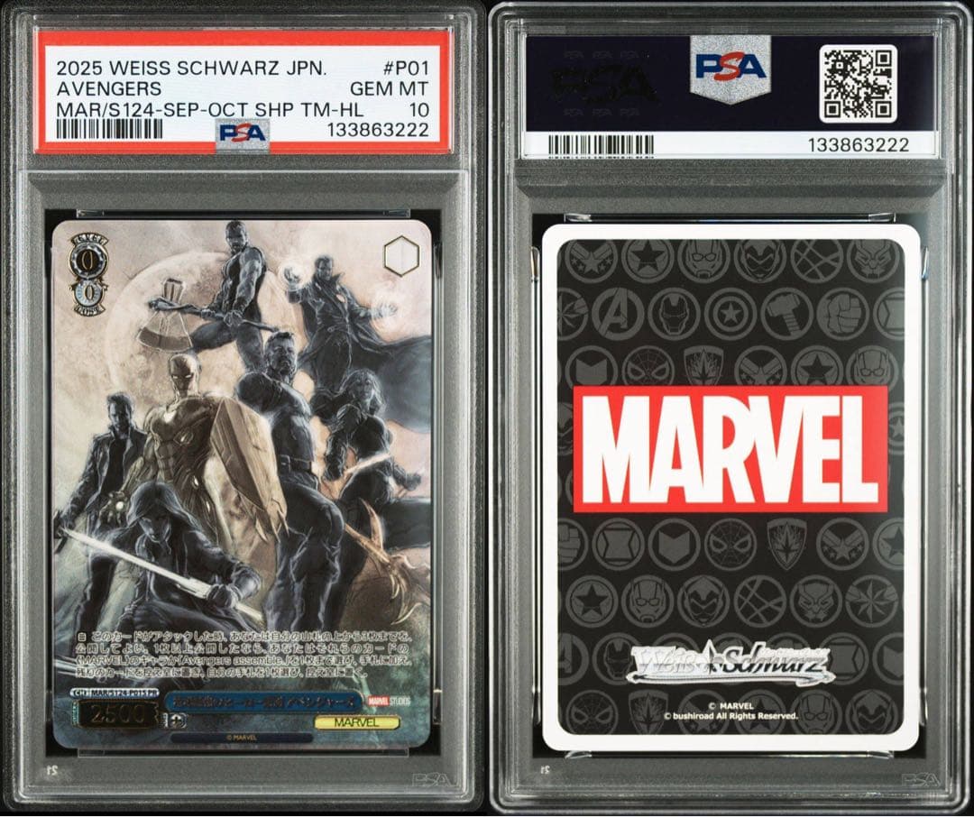 地球最強のヒーロー集団 アベンジャーズ ノーマル 箔押し WS PR