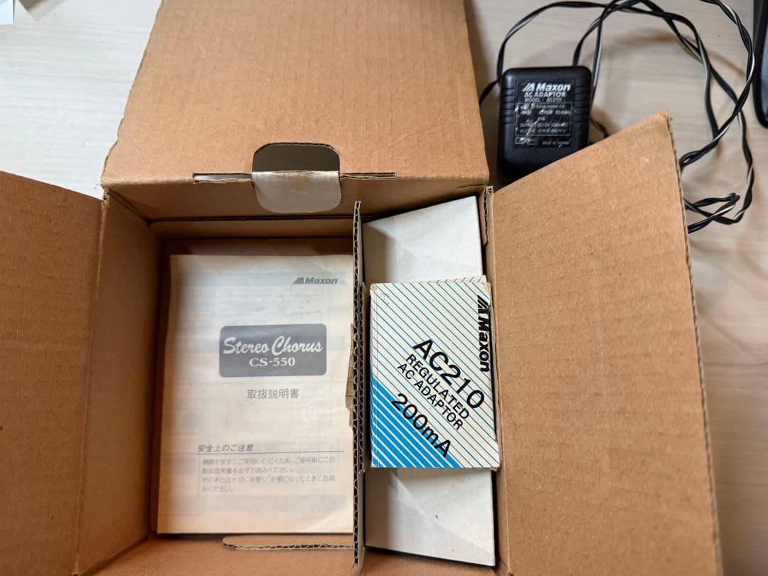 Maxon CS-550 ステレオコーラスエフェクター 初期型 AC付き