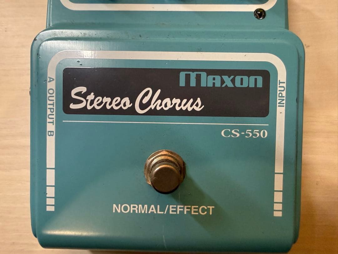 Maxon CS-550 ステレオコーラスエフェクター 初期型 AC付き